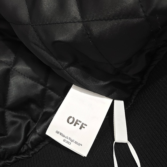 Off-White x AC Milan Baseball Jacket - Picture 6 of 9